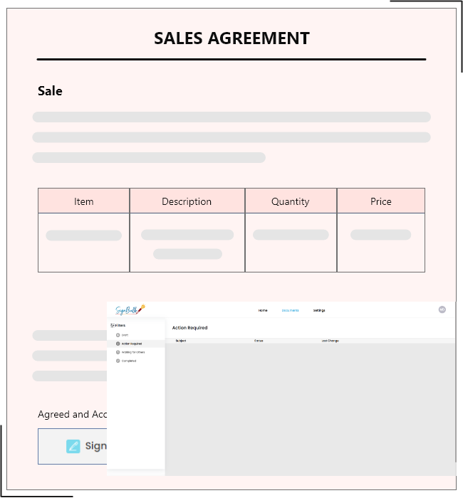 sales contract eSignature Solutions