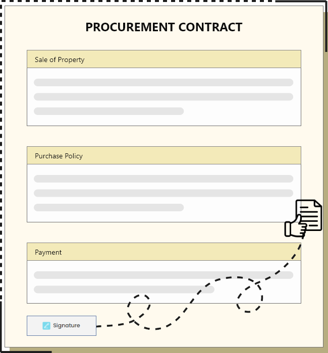 procurement remote signature