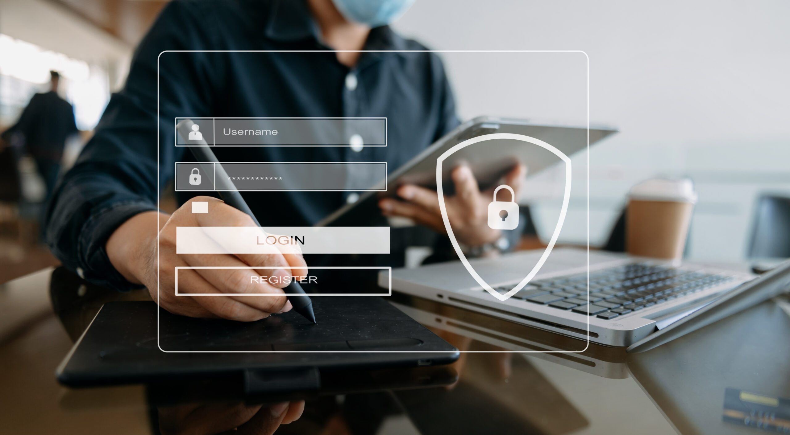 User accessing a secure digital platform with an Esign app for HR Onboarding, enabling fast and protected ways to e-sign PDF online for HR documentation.