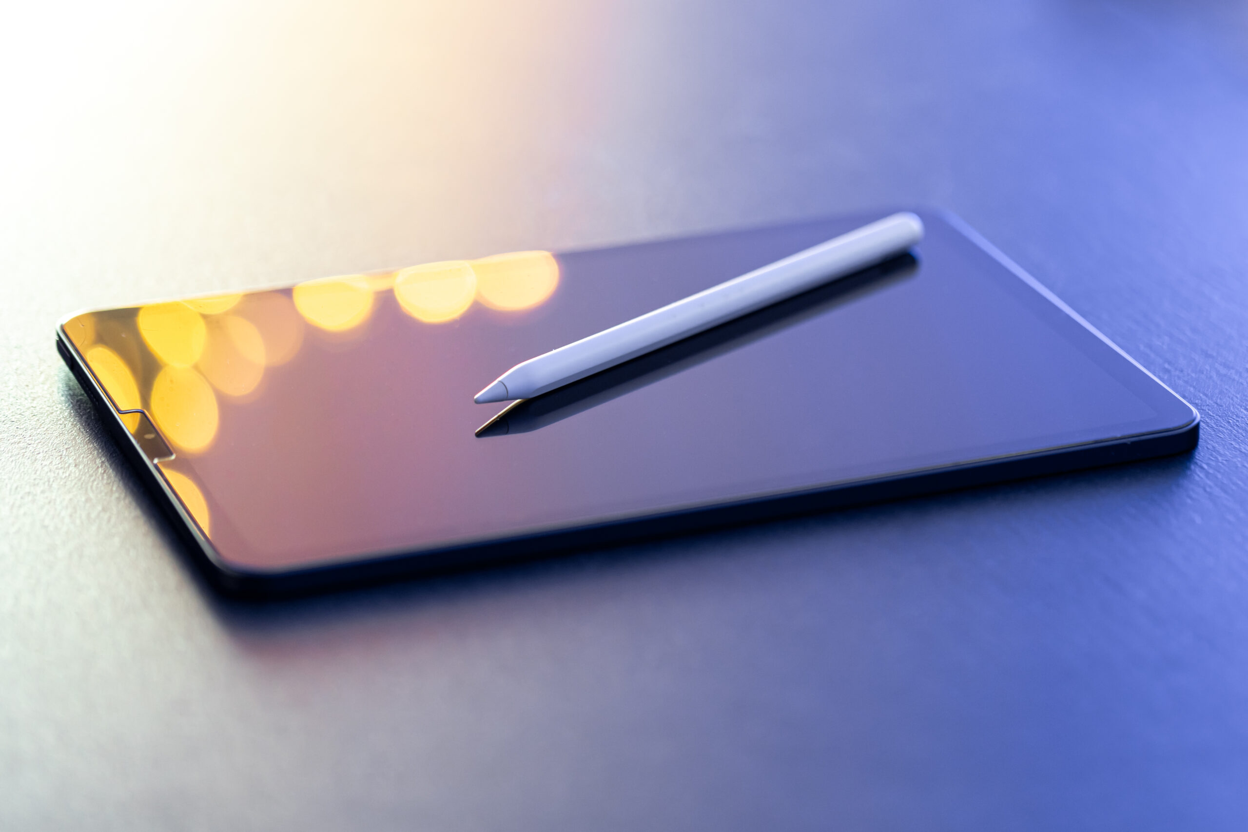 User interacting with a tablet to complete Esignature for Procurement tasks, showcasing the efficiency of a digital signature app for Procurement processes.