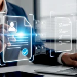 Digital documents being signed using an electronic signature app for HR onboarding and a digital signature app for HR onboarding.