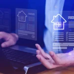 Agent reviewing property documents with a secure electronic signature using an e signature app, highlighting a reliable e signature tool and eSignature free service for real estate workflows.