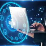 Secure laptop-based healthcare eSignature software for online document signing for healthcare with protected patient workflows.